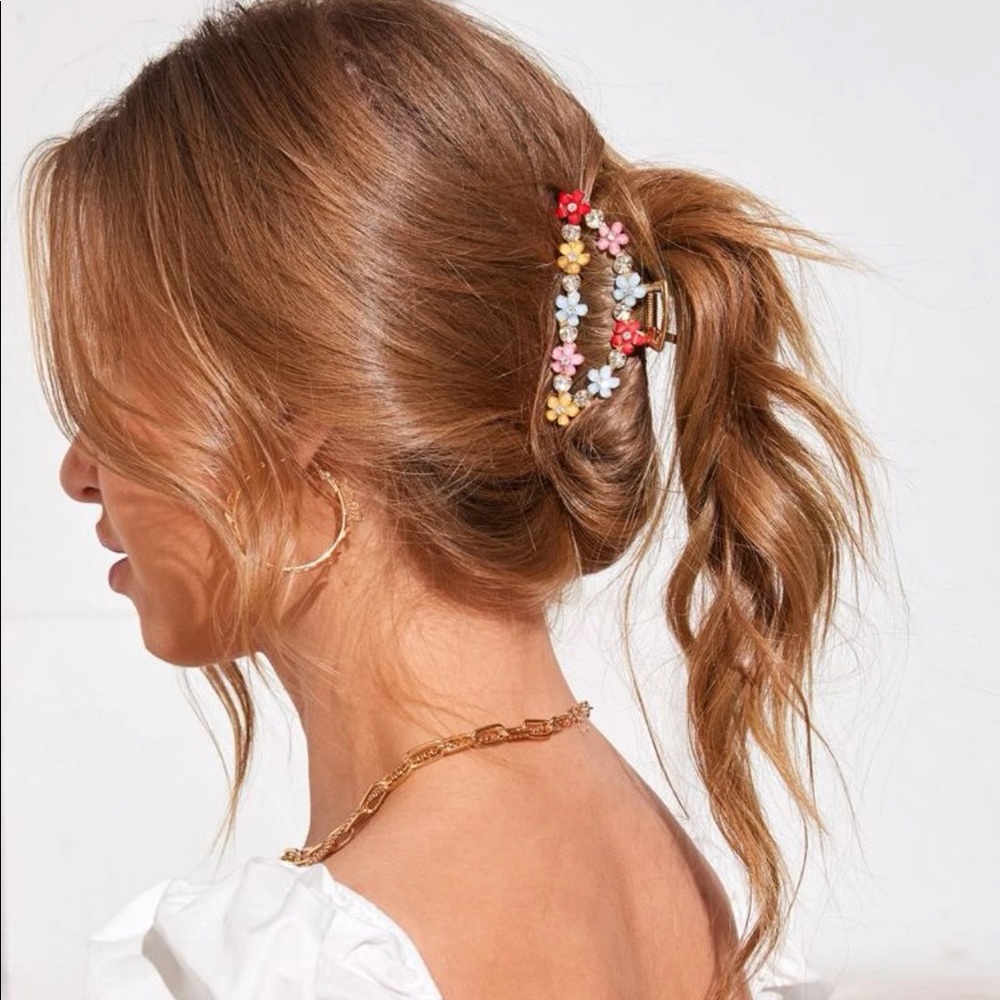 Flower Hair Clawclip